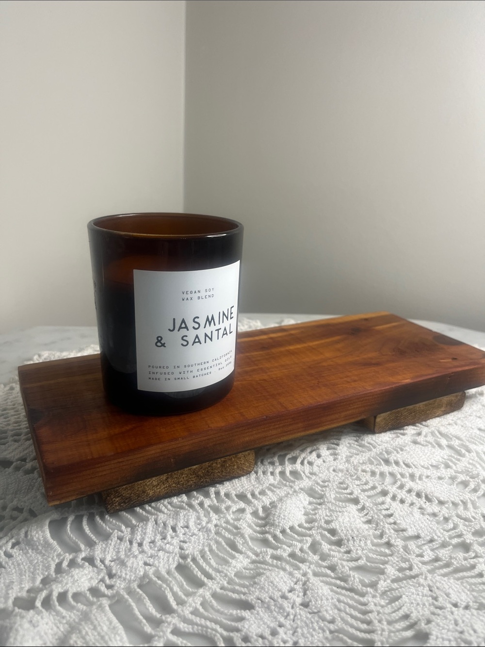 Rustic Wooden Raised Tray Handcrafted Reclaimed Wood